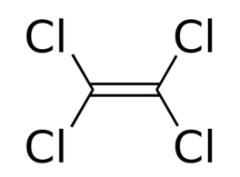 Structure of Perchloroethylene Structure of Perchloroethylene